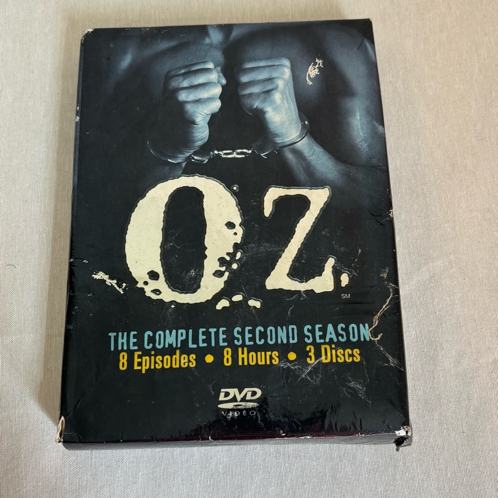 Oz The Complete Second Season DVD Set HBO Prison Drama 3-Disc Boxed Set